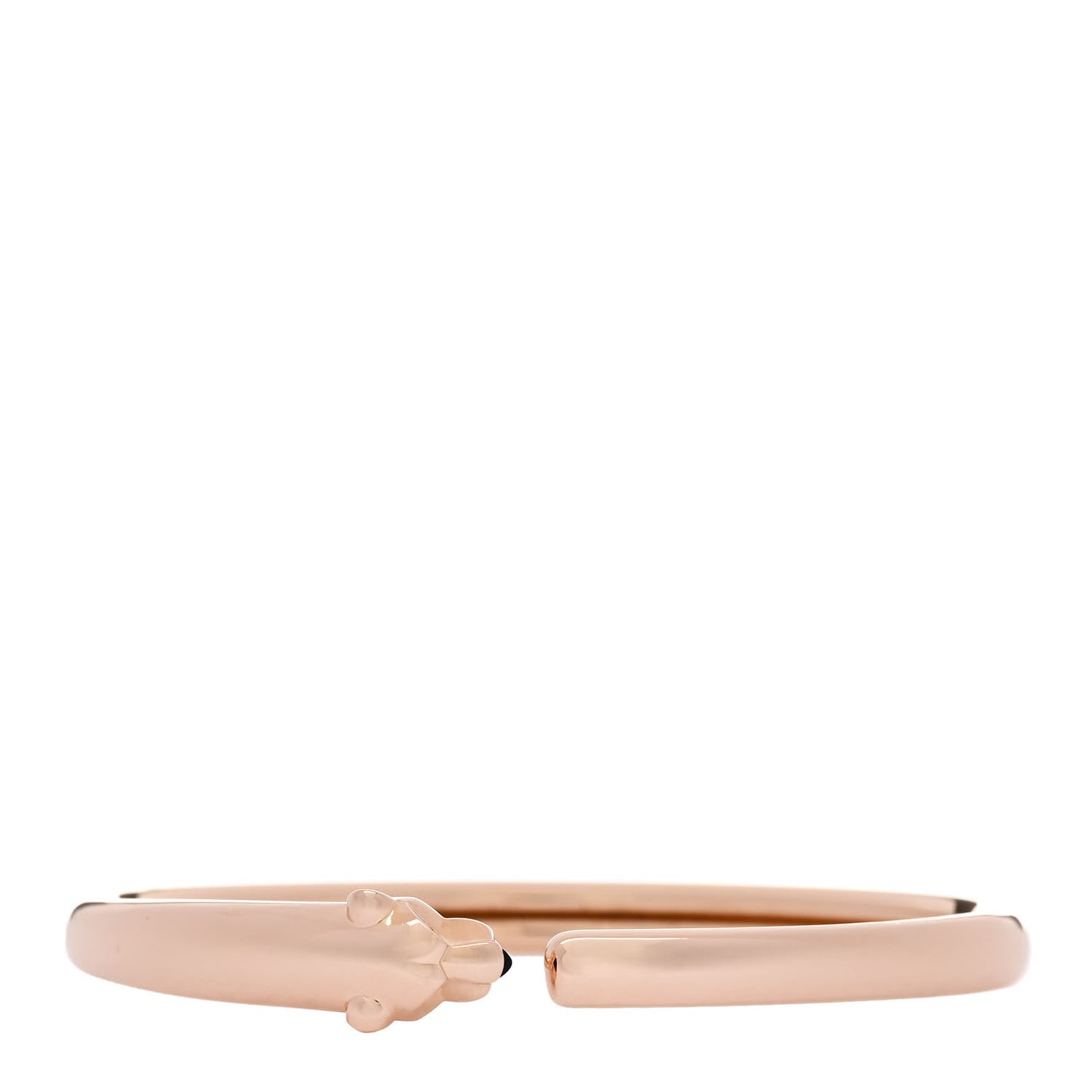 18K Pink Gold Tsavorite Black Onyx Panthere De Cartier Bracelet 16