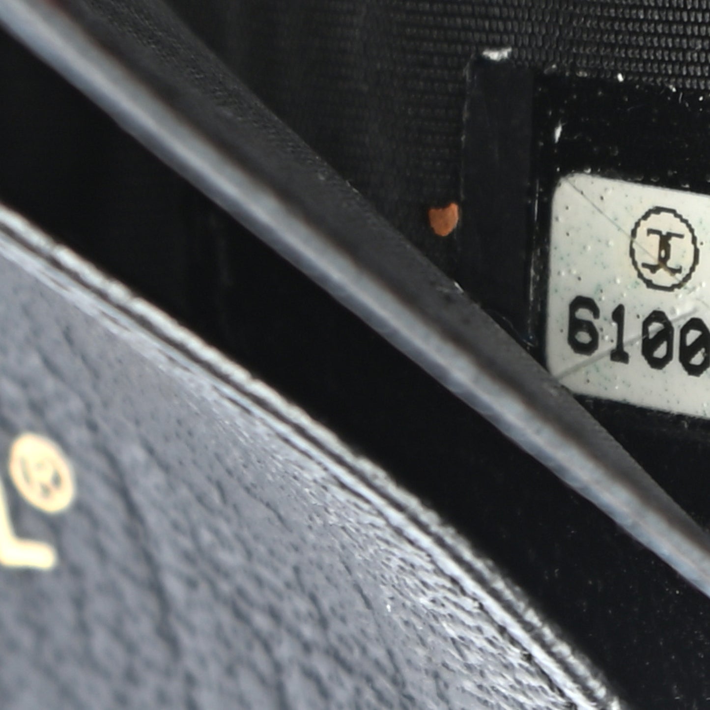 Goatskin Small Ring Agenda Planner Black