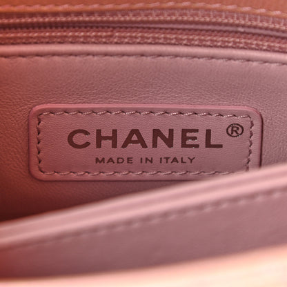 Chanel Iridescent Caviar Quilted Extra Mini Coco Handle Flap Light Pink 6 of 9