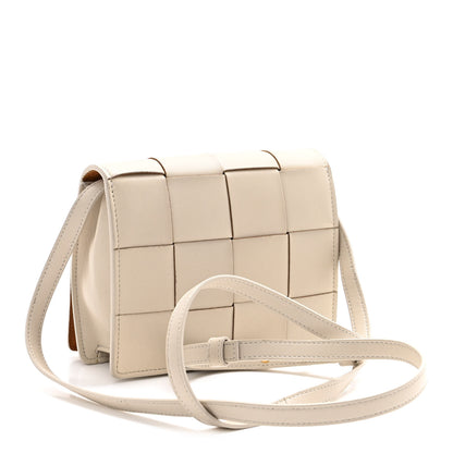 Bottega Veneta Lambskin Maxi Intrecciato Mini Cassette Crossbody Bag Plaster 3 of 9