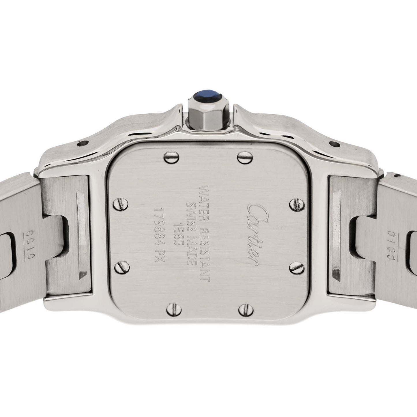 Stainless Steel 24mm Santos de Cartier Galbee Quartz Watch