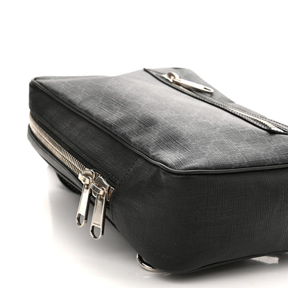 Gucci GG Supreme Monogram Web Belt Bag Black Grey 9 of 11