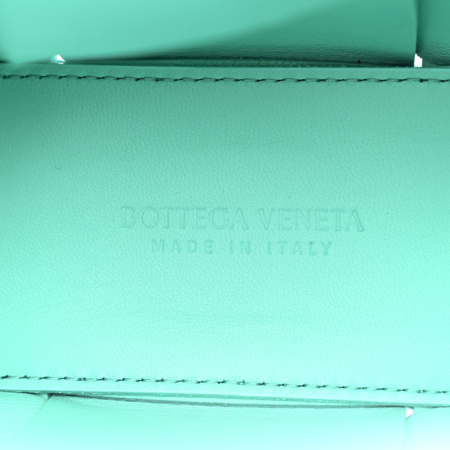 Lambskin Maxi Intreccio Candy Arco Tote Celadon