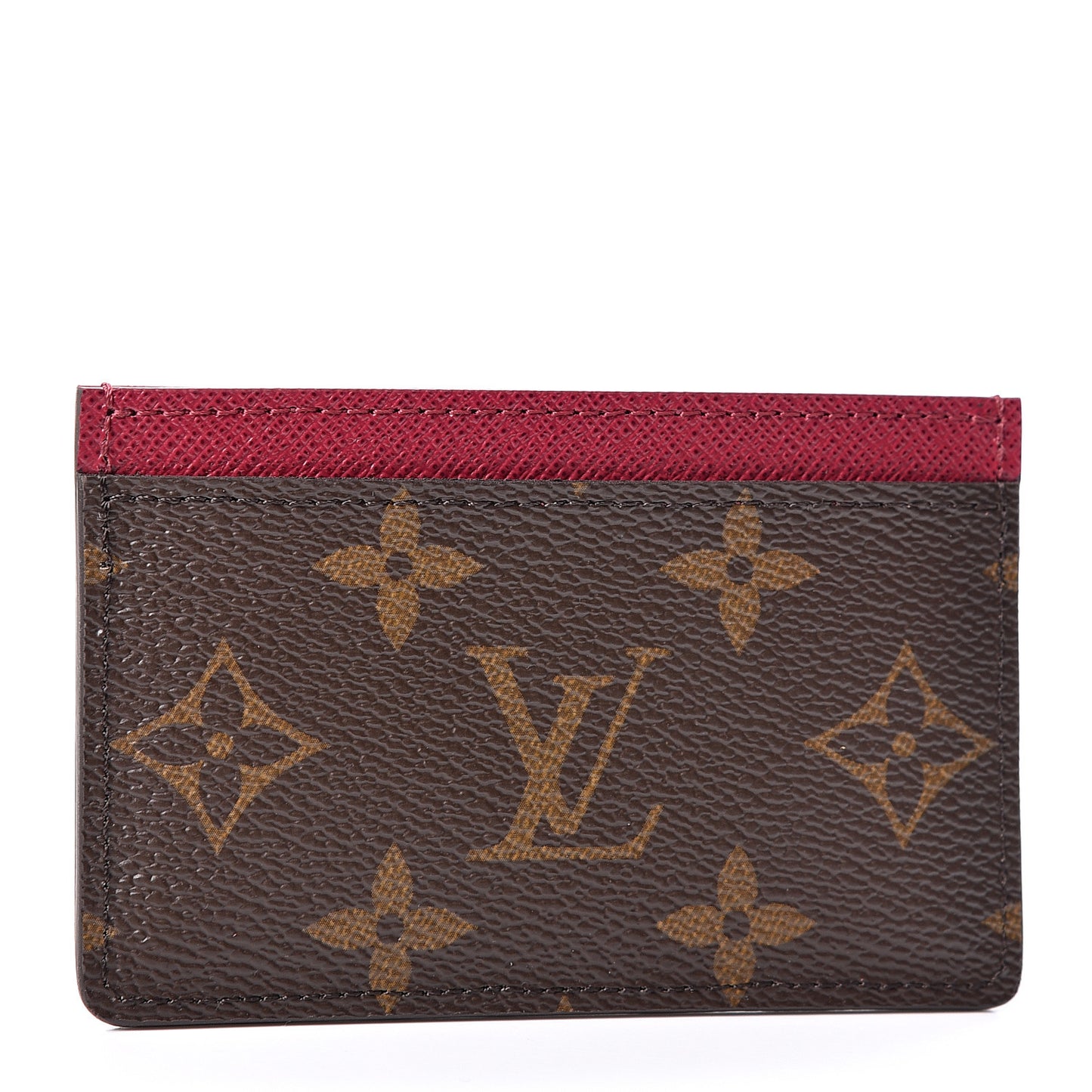 Monogram Card Holder Fuchsia