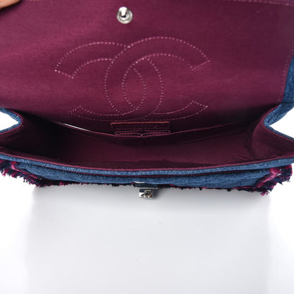 Chanel Denim Tweed 2.55 Reissue 225 Flap Blue Dark Pink 5 of 7