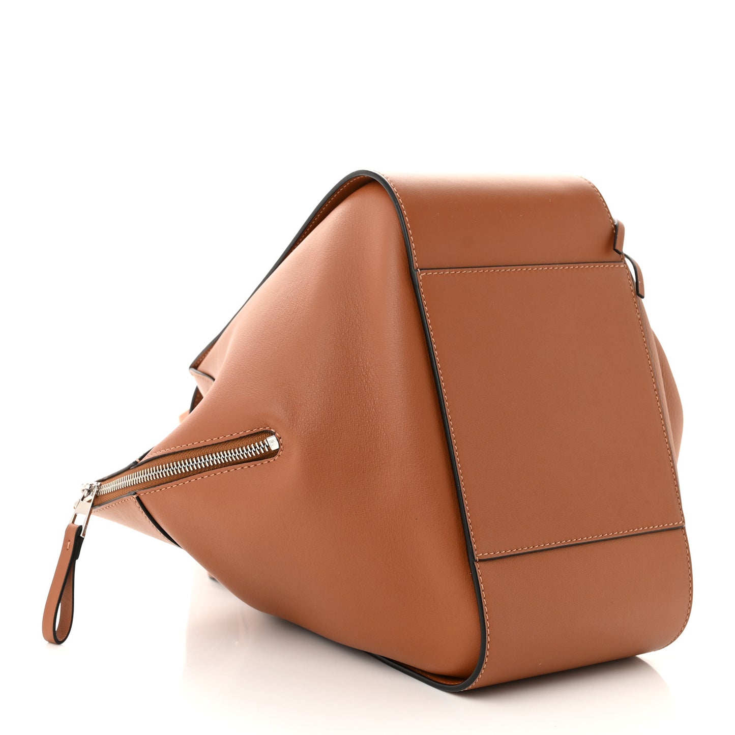 Calfskin Small Hammock Shoulder Bag Tan