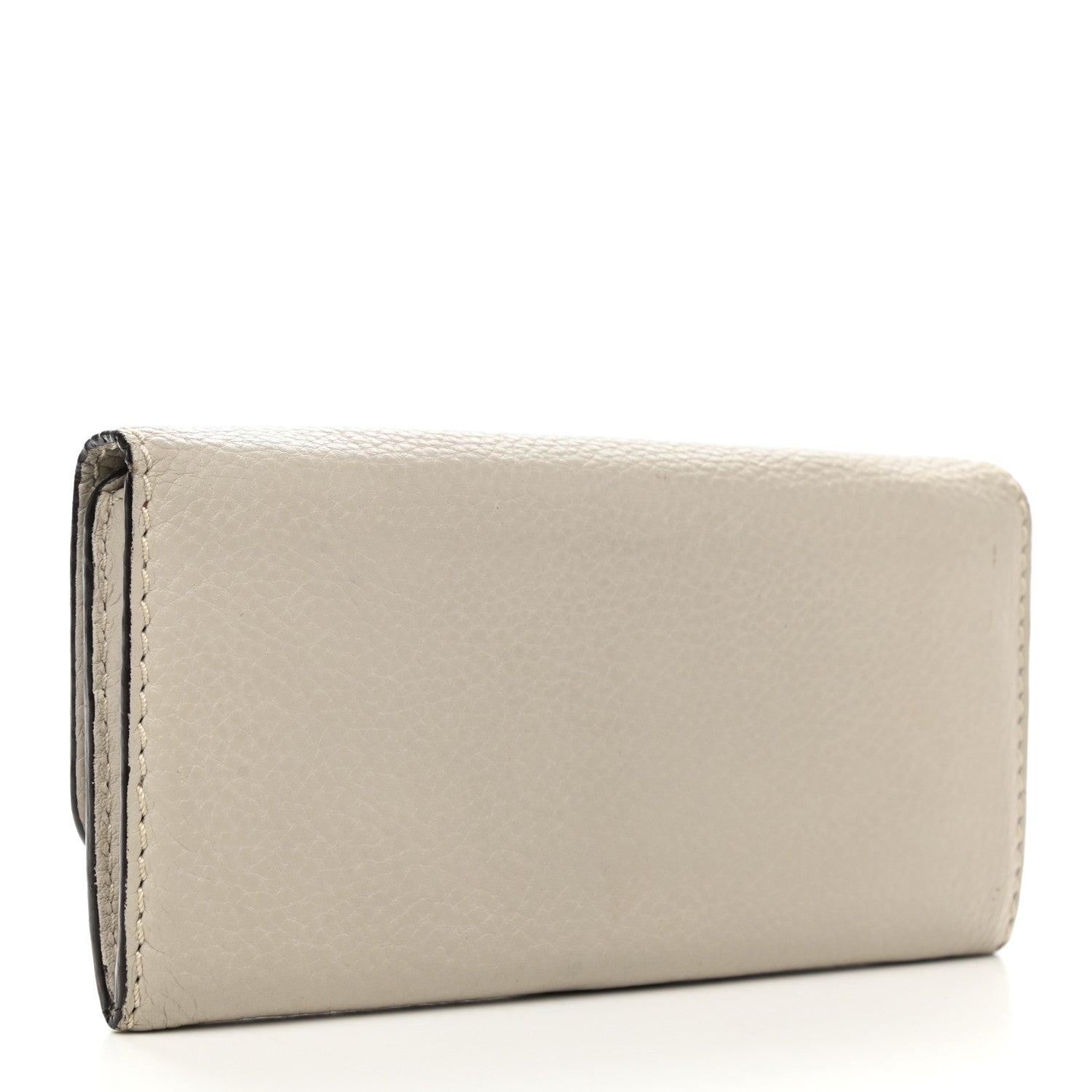 Chloe Calfskin Marcie Continental Flap Wallet Dove 3 of 9