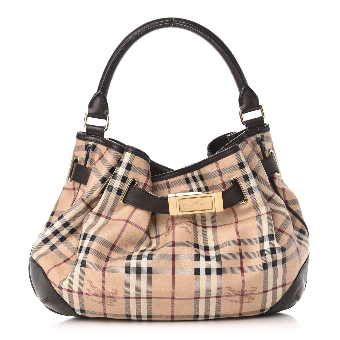 Haymarket Check Medium Willenmore Hobo Chocolate