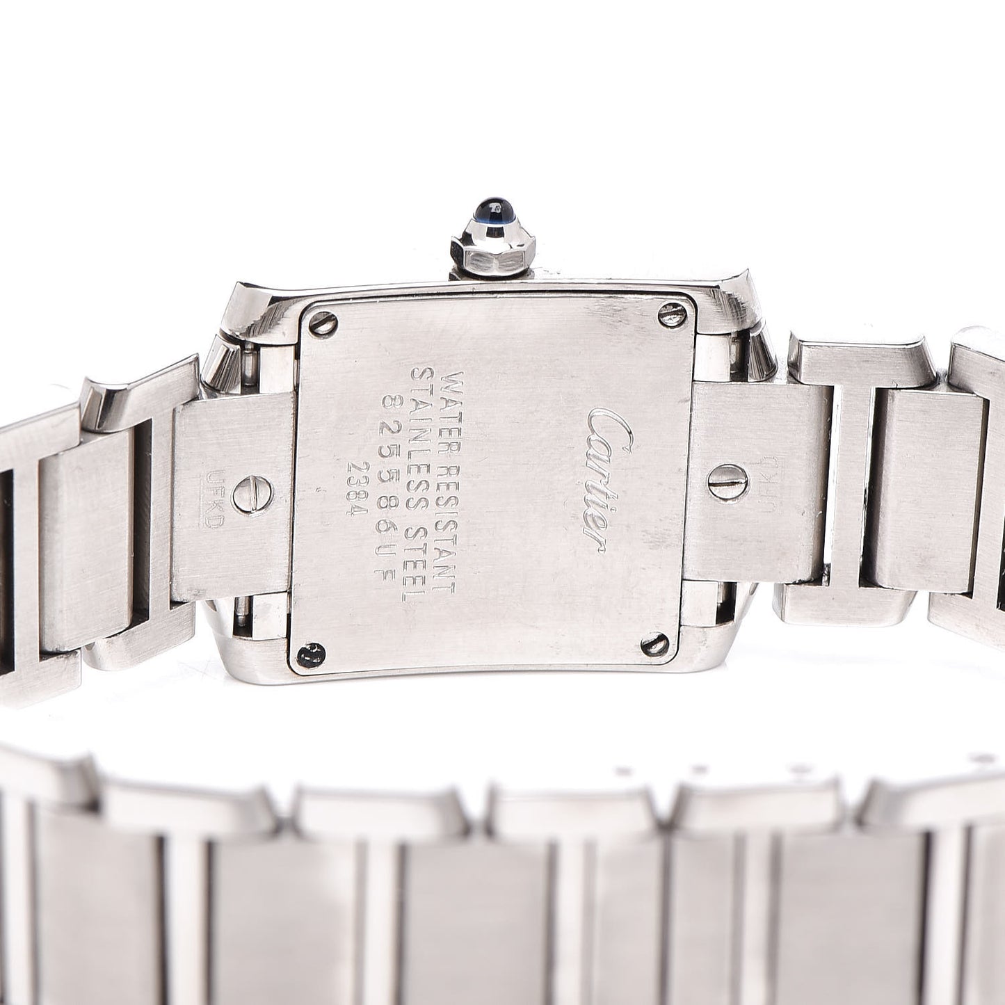 Stainless Steel 20mm Tank Francaise Quartz Watch