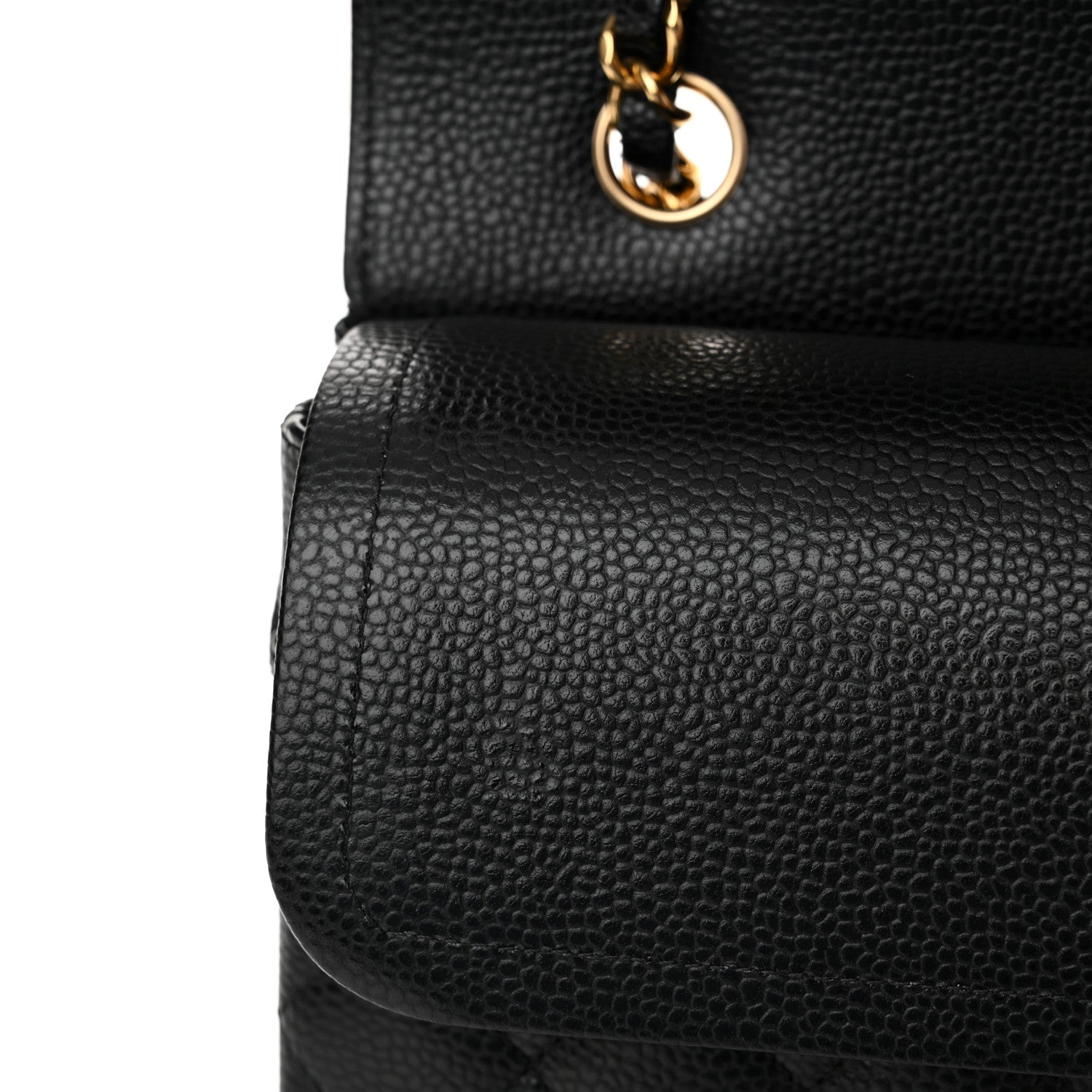 Chanel Caviar Quilted Medium Double Flap Black 12 of 12