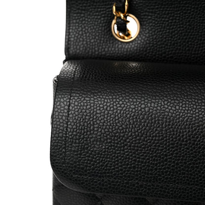 Chanel Caviar Quilted Medium Double Flap Black 12 of 12