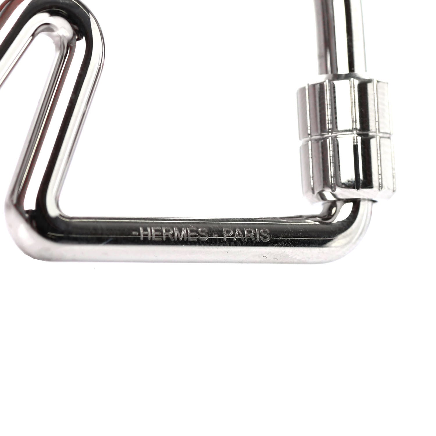 Hermes Palladium Cheval Key Ring 3 of 4