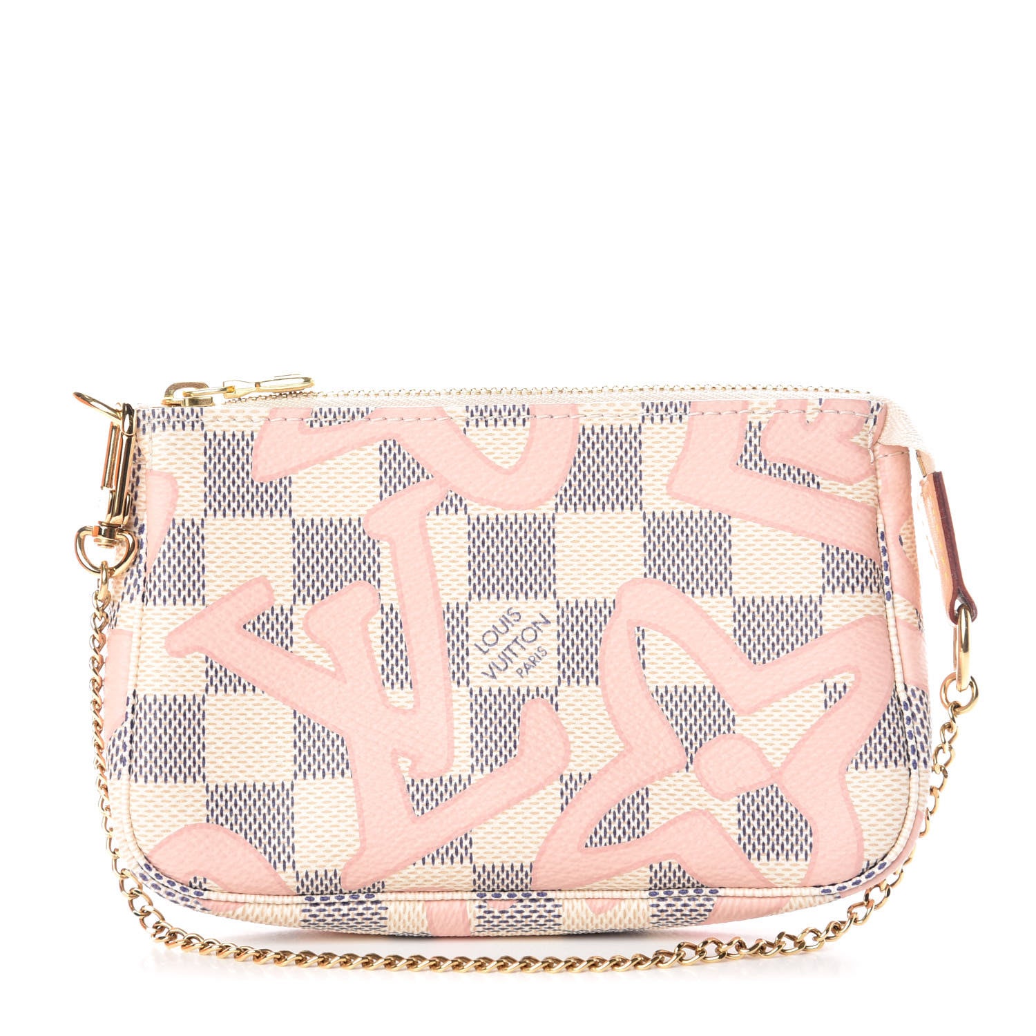 Louis Vuitton Damier Azur Tahitienne Mini Pochette Accessories 1 of 11