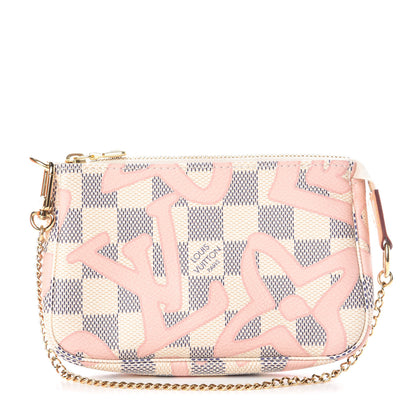 Louis Vuitton Damier Azur Tahitienne Mini Pochette Accessories 1 of 11