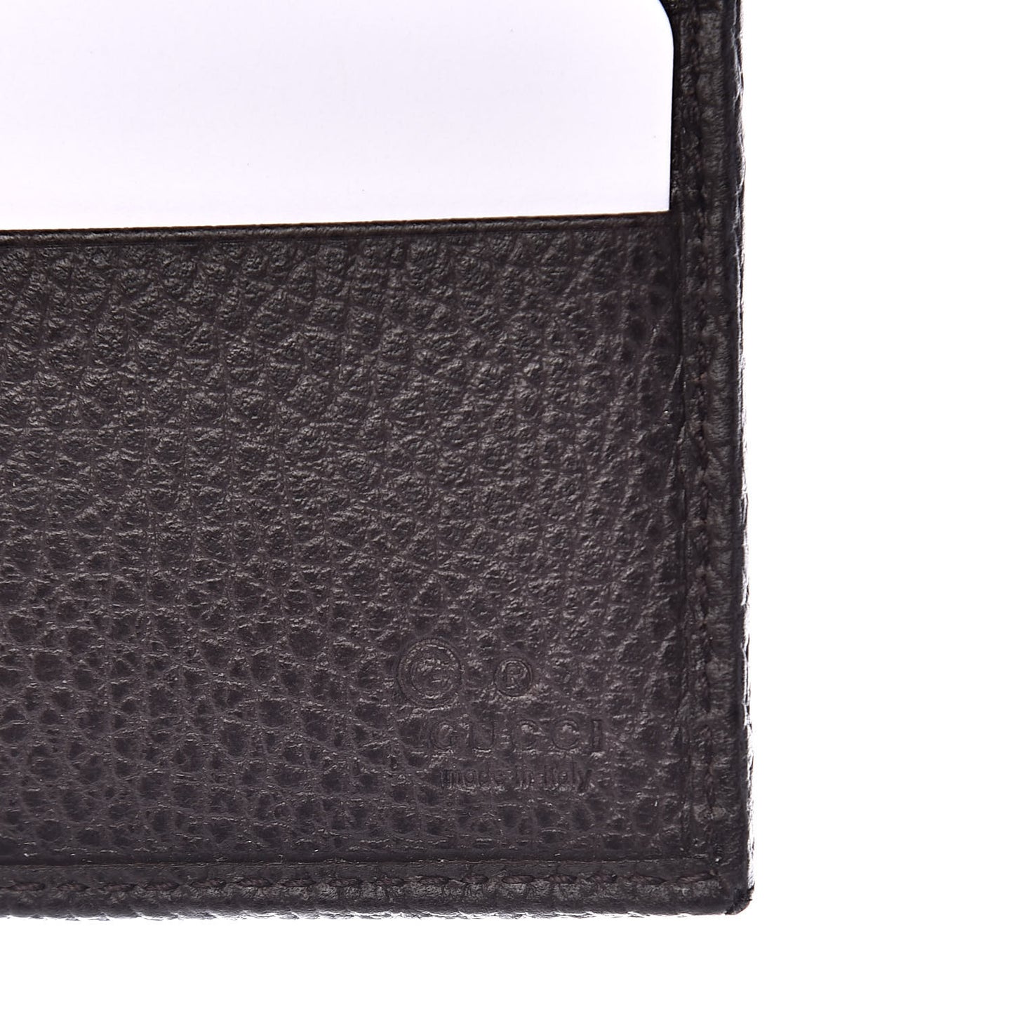 Monogram Bi-Fold Wallet Dark Brown