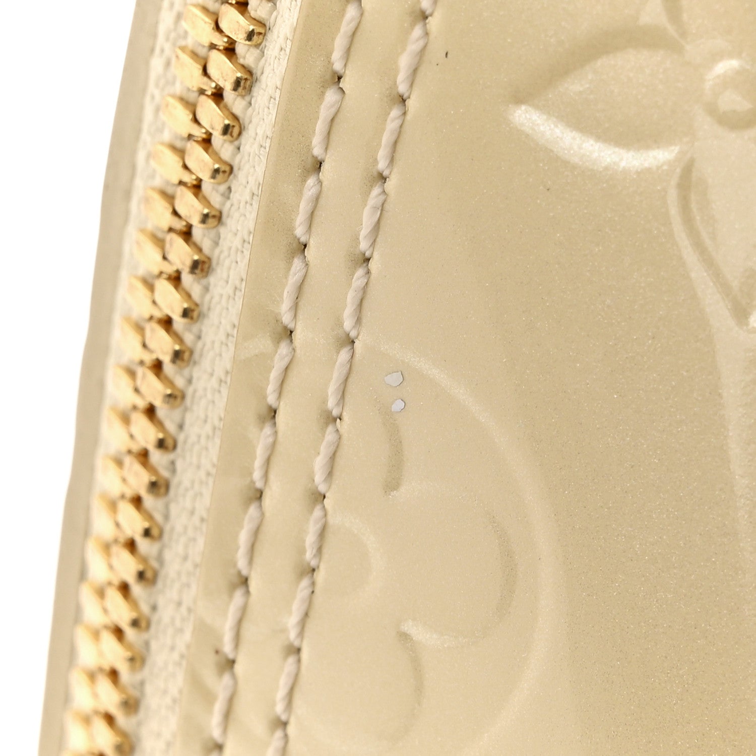 Louis Vuitton Vernis Alma GM Blanc Corail 12 of 15