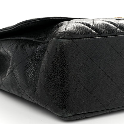 Chanel Caviar Quilted Jumbo Single Flap Black 9 of 12