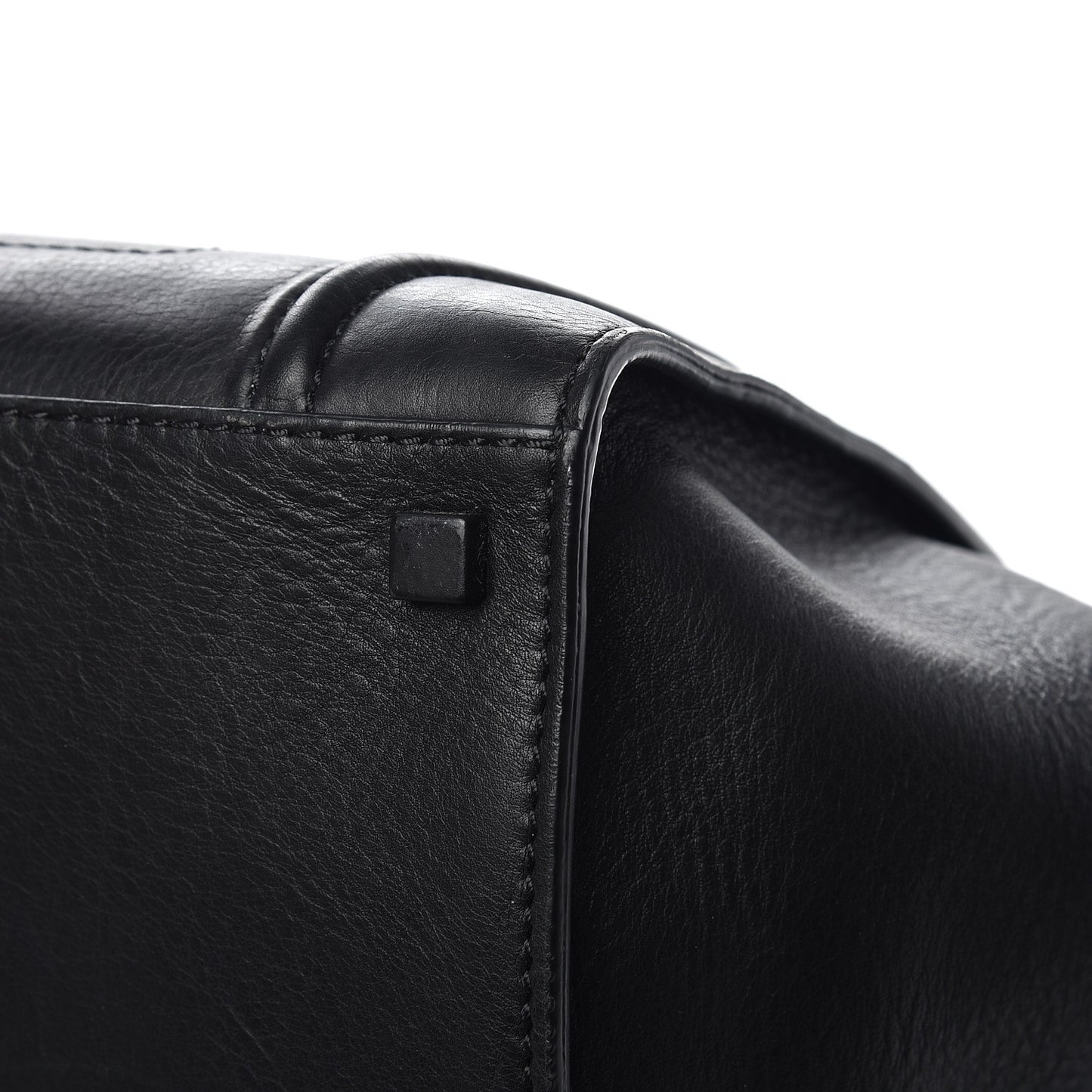 Supple Calfskin Medium Phantom Luggage Black