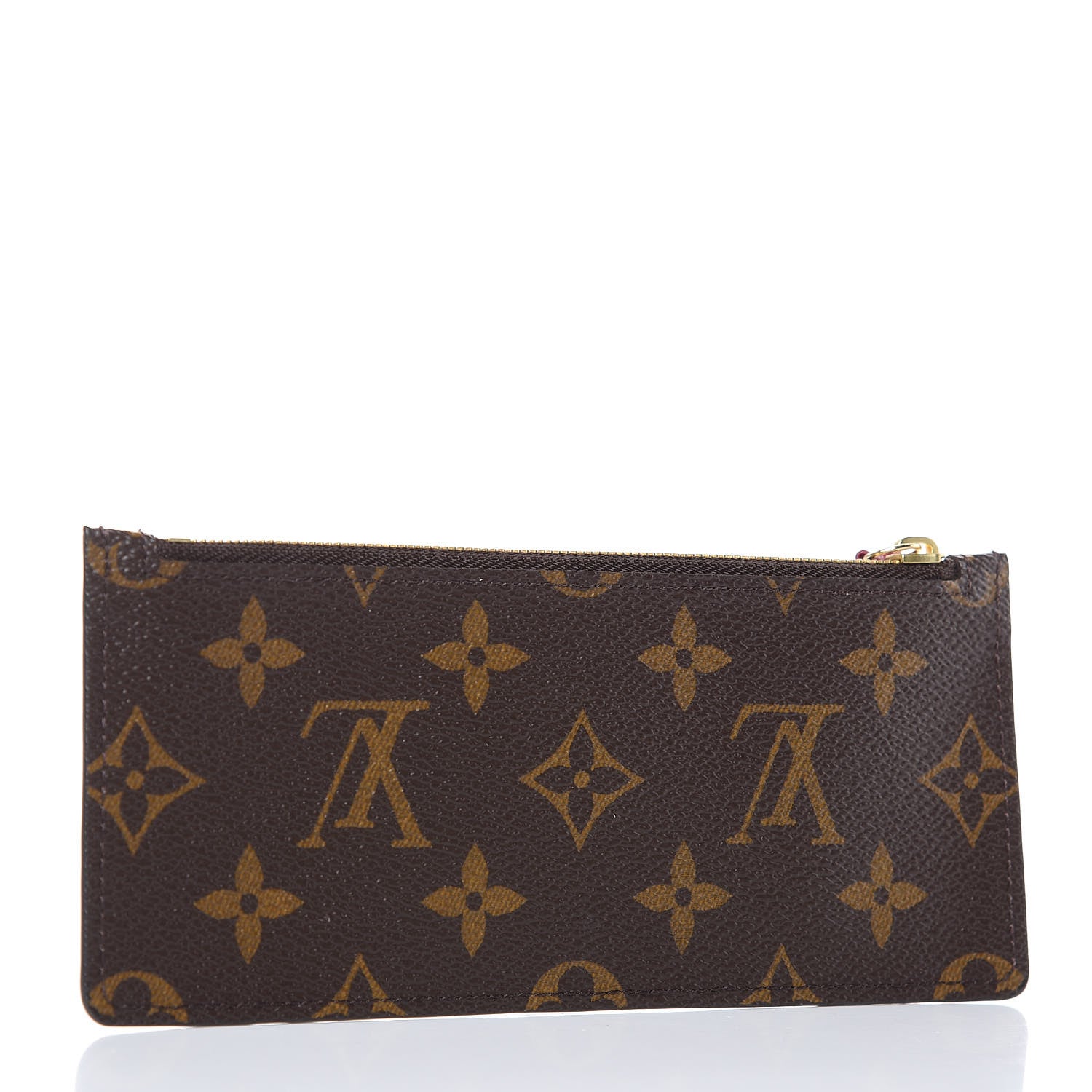 Louis Vuitton Monogram Felicie Chain Wallet Zippered Insert Fuchsia 3 of 6