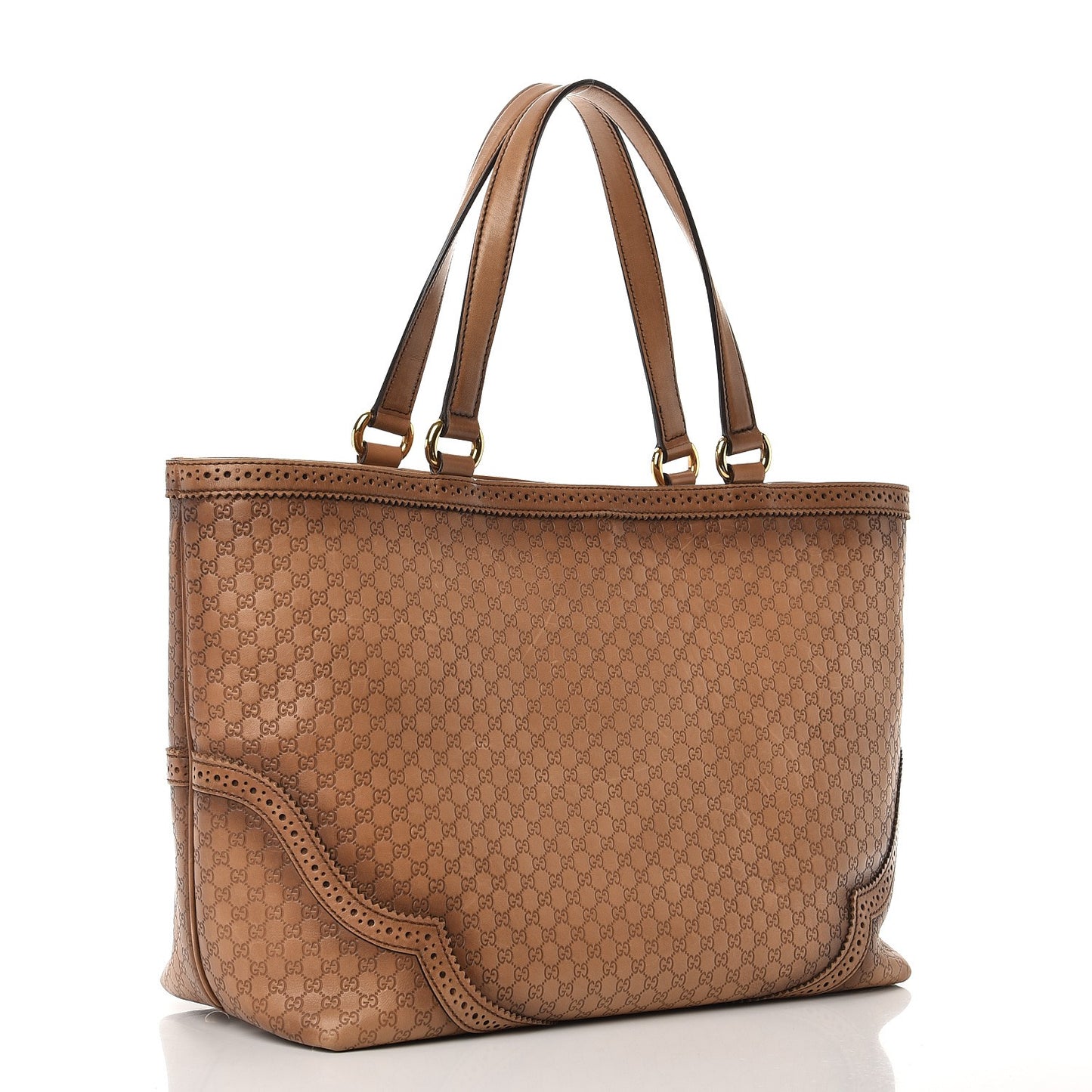 Microguccissima Large Duilio Tote Honey