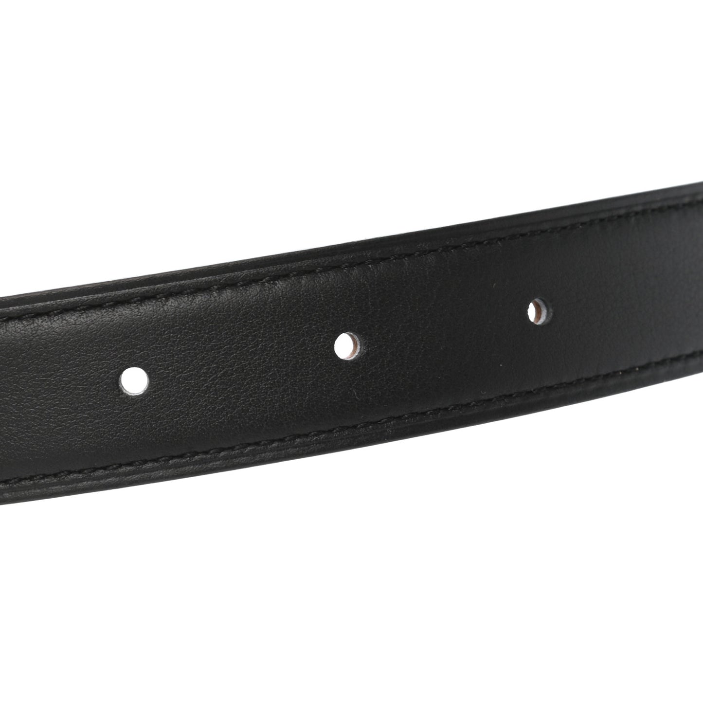 Swift Epsom 24mm Mini Constance H Belt 75 Black Gold