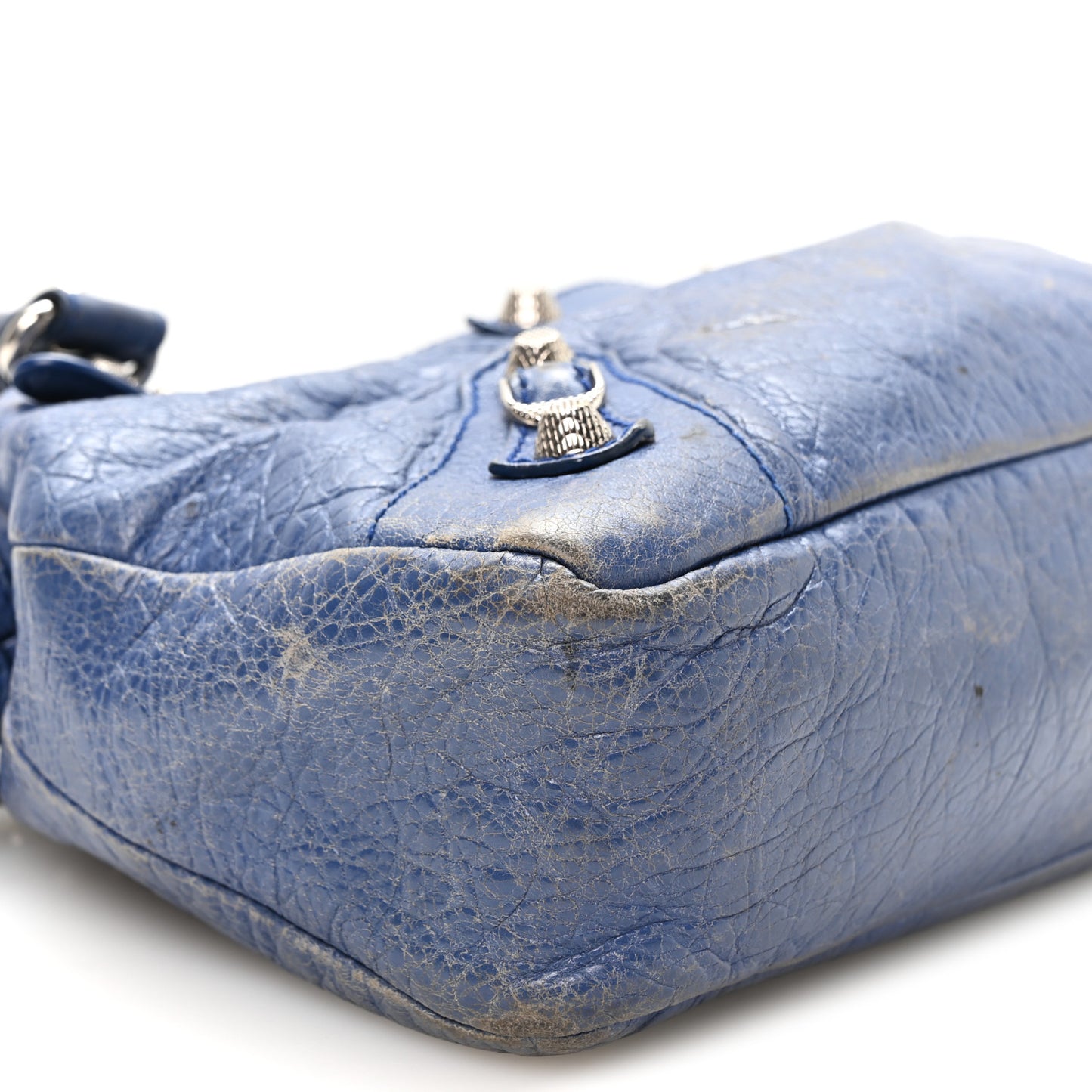 Agneau Giant 12 Silver Hardware Town Bleu Glacier