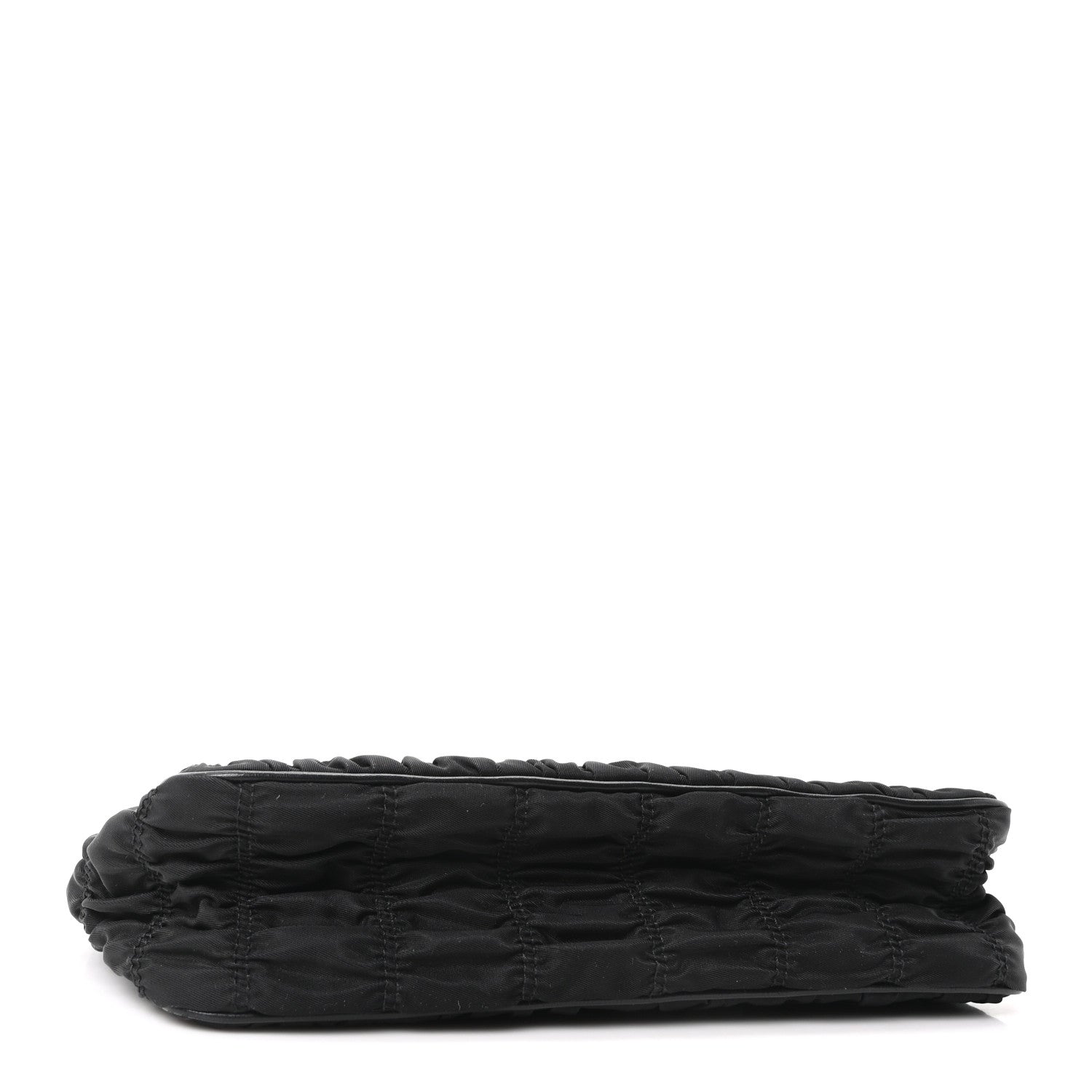 Prada Tessuto Nylon Gaufre Shoulder Bag Black 4 of 10