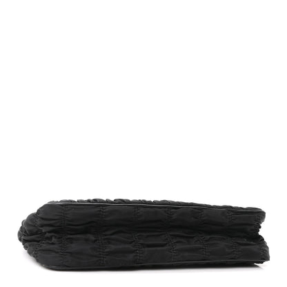Prada Tessuto Nylon Gaufre Shoulder Bag Black 4 of 10