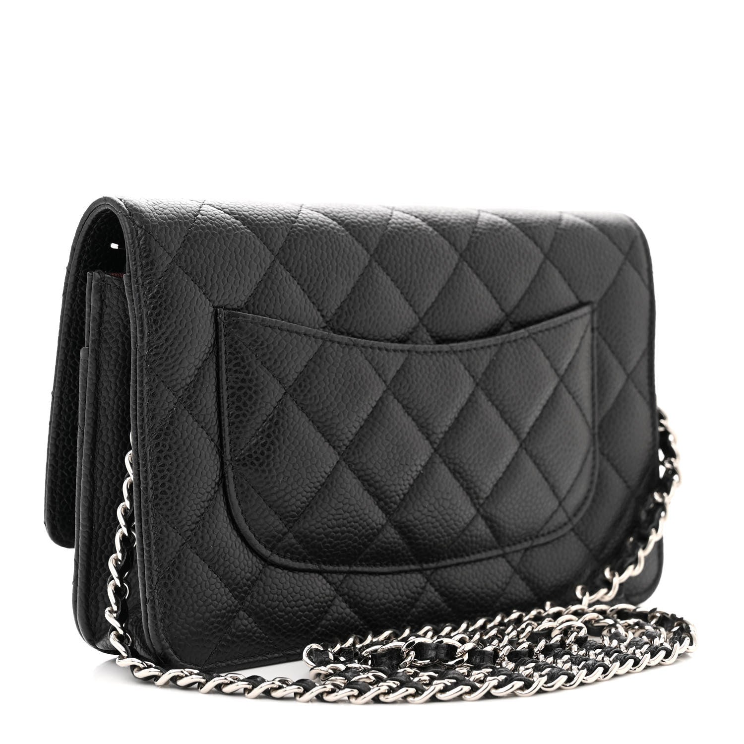 Chanel Caviar Quilted Wallet on Chain WOC Black 3 of 13