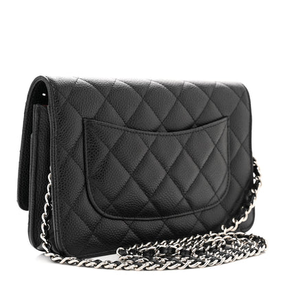 Chanel Caviar Quilted Wallet on Chain WOC Black 3 of 13