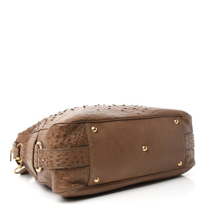 Saint Laurent Ostrich Muse Messenger Bag 4 of 10