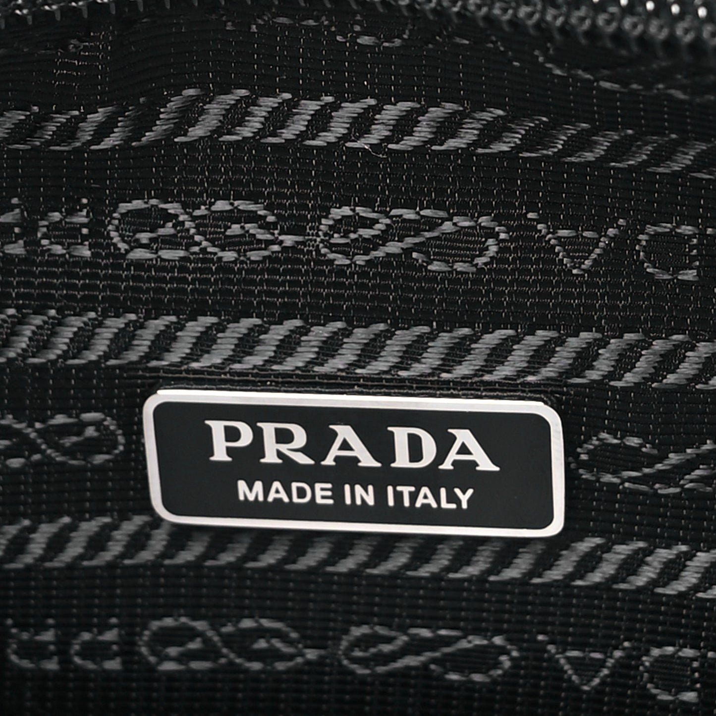Paillettes Sequin Mini Re-Edition 2000 Bag Black White