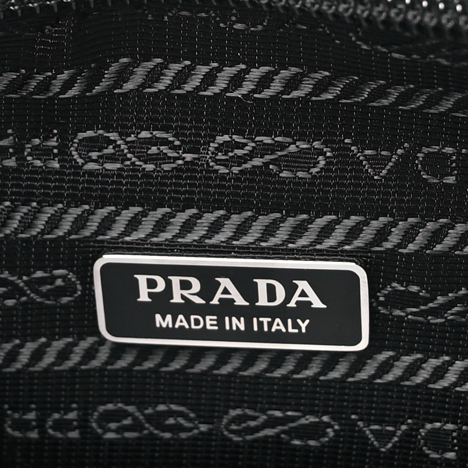 Prada Paillettes Sequin Mini Re-Edition 2000 Bag Black White 6 of 10