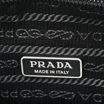 Prada Paillettes Sequin Mini Re-Edition 2000 Bag Black White 6 of 10