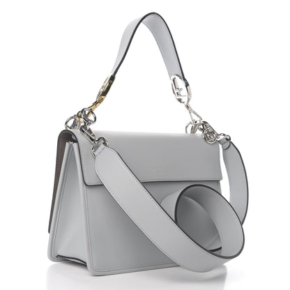 Fendi Vitello Century Opaco F is Fendi Kan I Shoulder Bag Grigio Perla 2 of 9