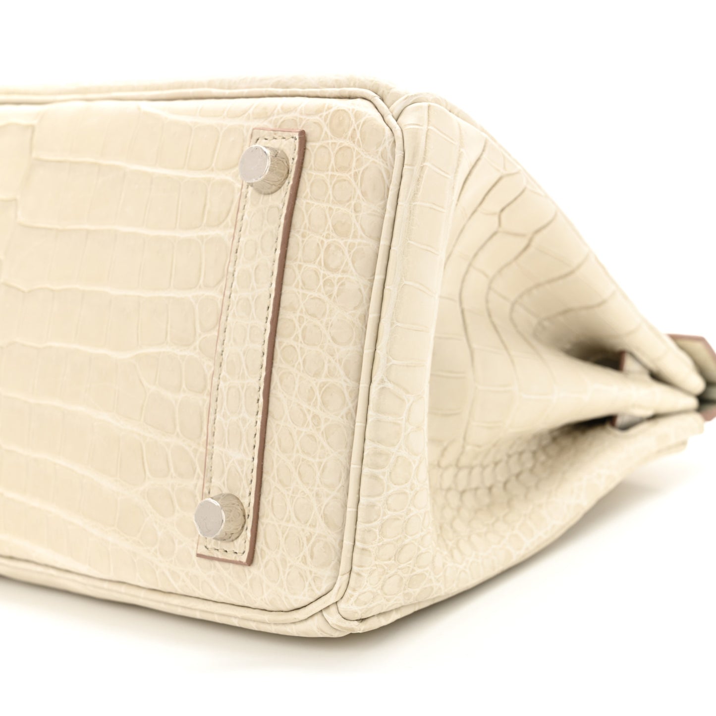 Matte Porosus Crocodile Birkin 25 Beton