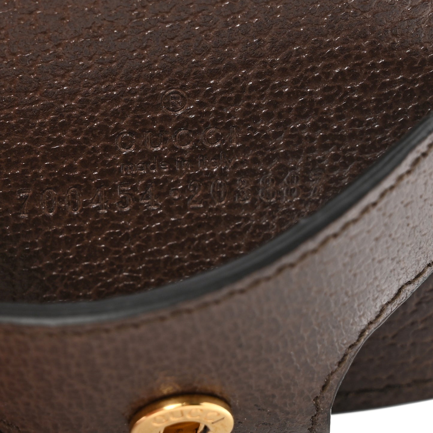 GG Supreme Monogram Calfskin Blondie AirPods Case Beige Ebony New Acero