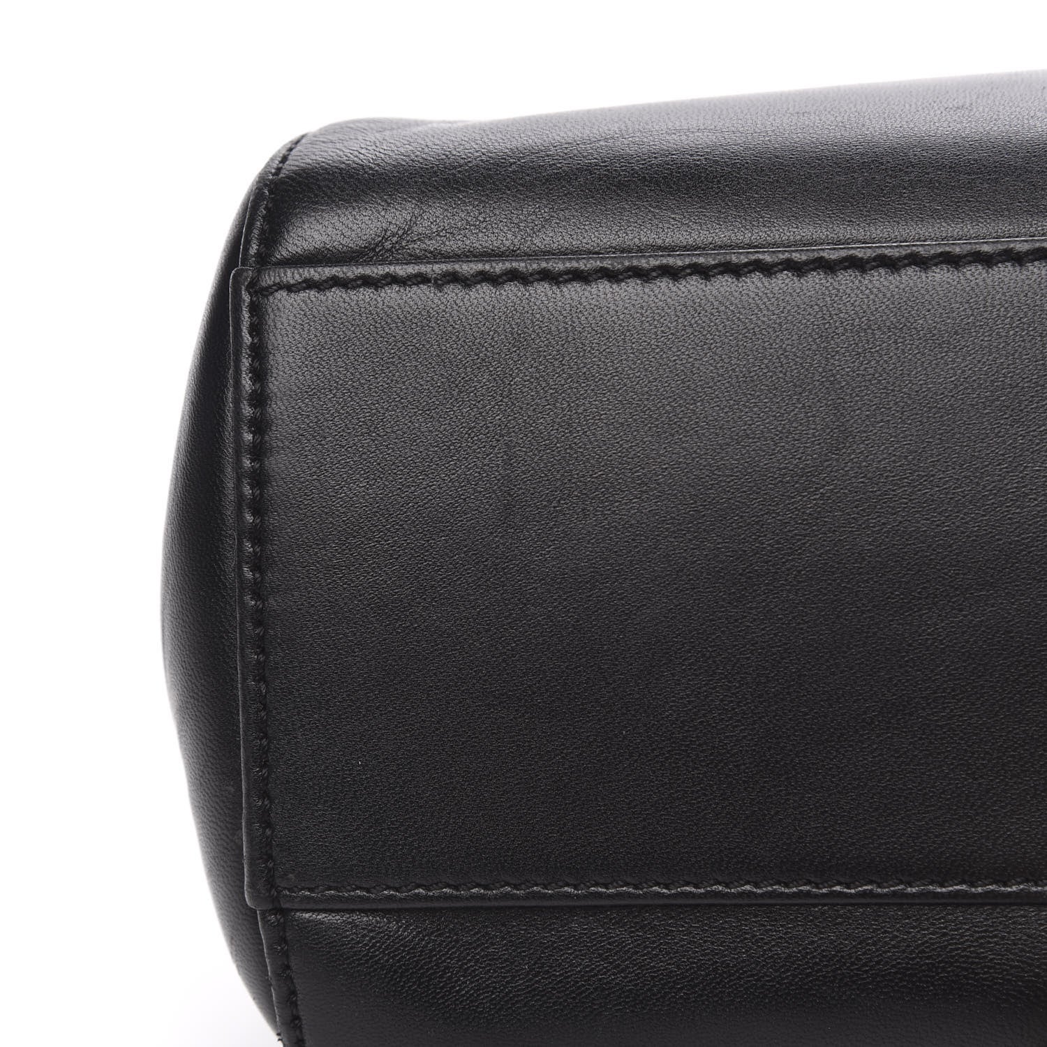 Fendi Nappa Mini Peekaboo Iconic Satchel Black 10 of 14