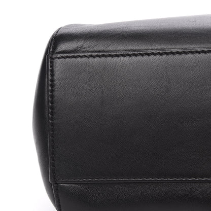 Fendi Nappa Mini Peekaboo Iconic Satchel Black 10 of 14