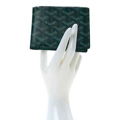Goyard Goyardine Bi-Fold Victoire PM Wallet Green 2 of 6