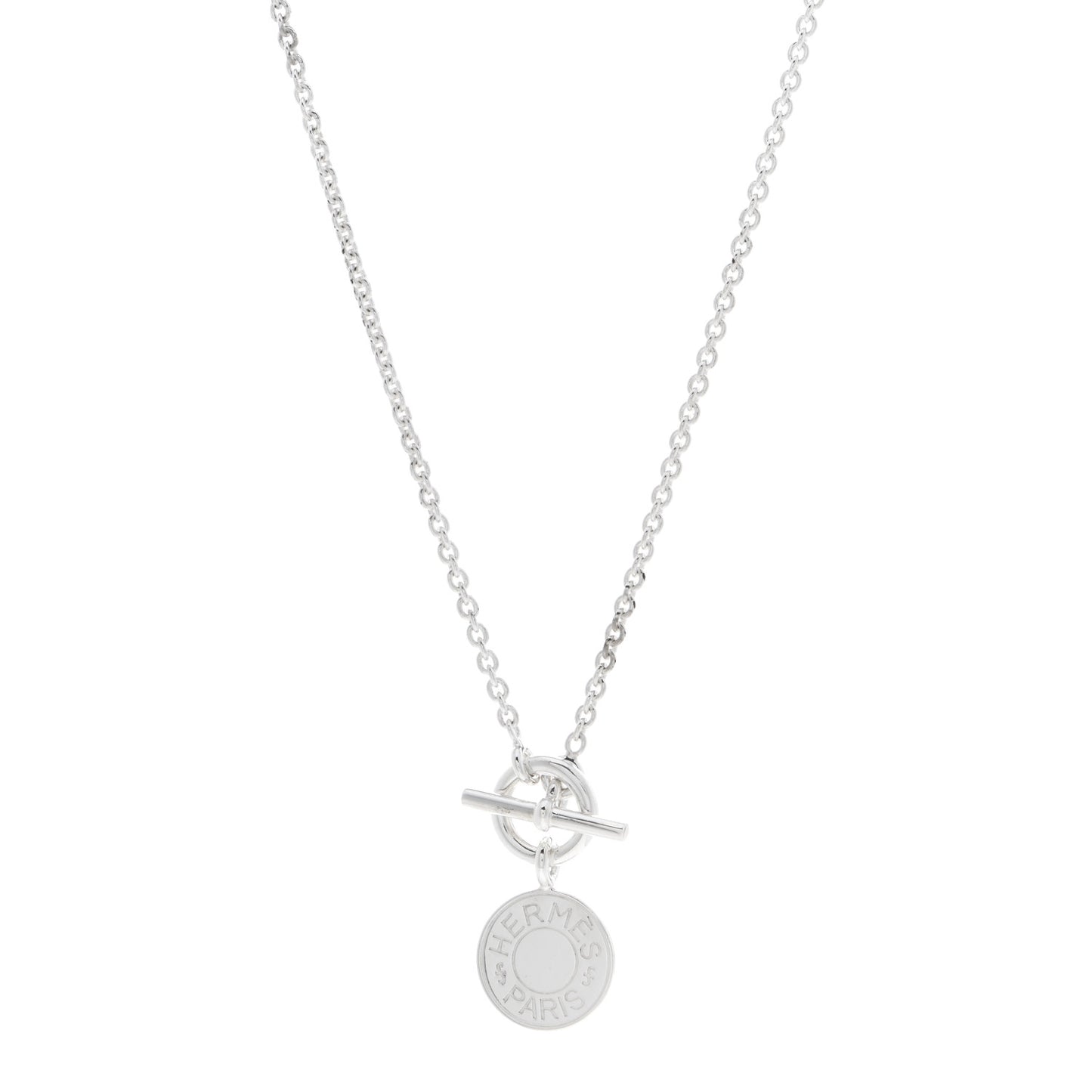 Sterling Silver Amulettes H Confettis Pendant Necklace