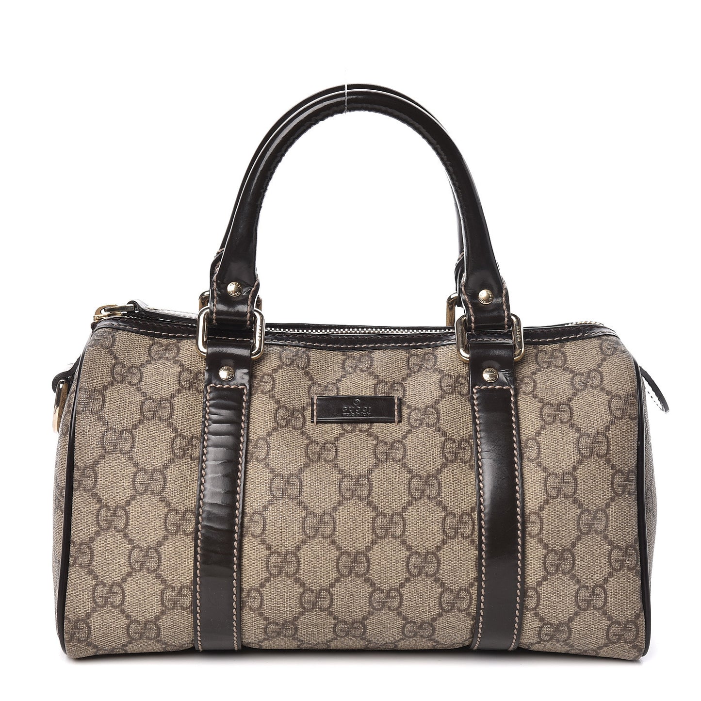 GG Plus Monogram Small Joy Boston Dark Brown