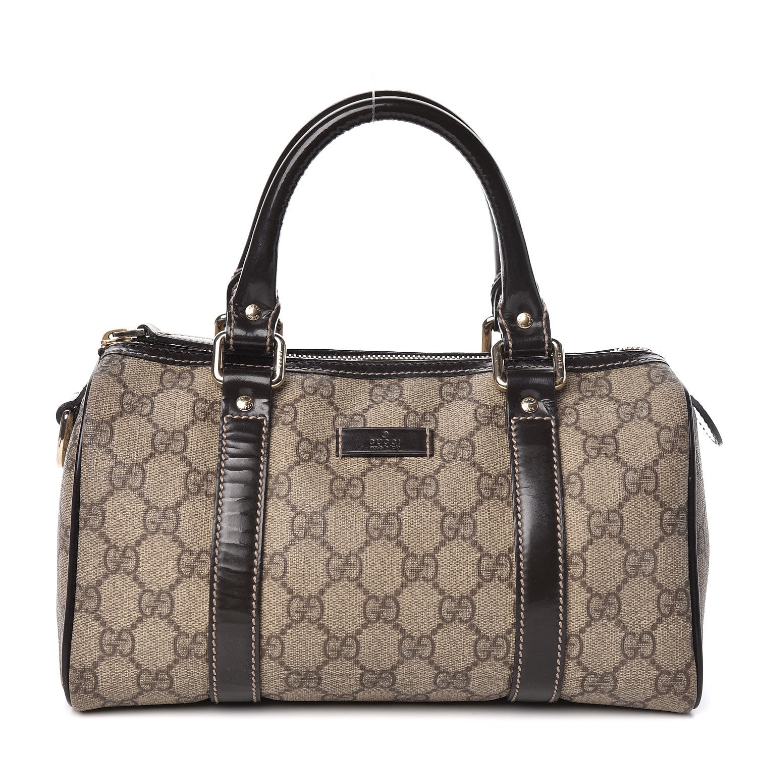 Gucci GG Plus Monogram Small Joy Boston Dark Brown 1 of 10
