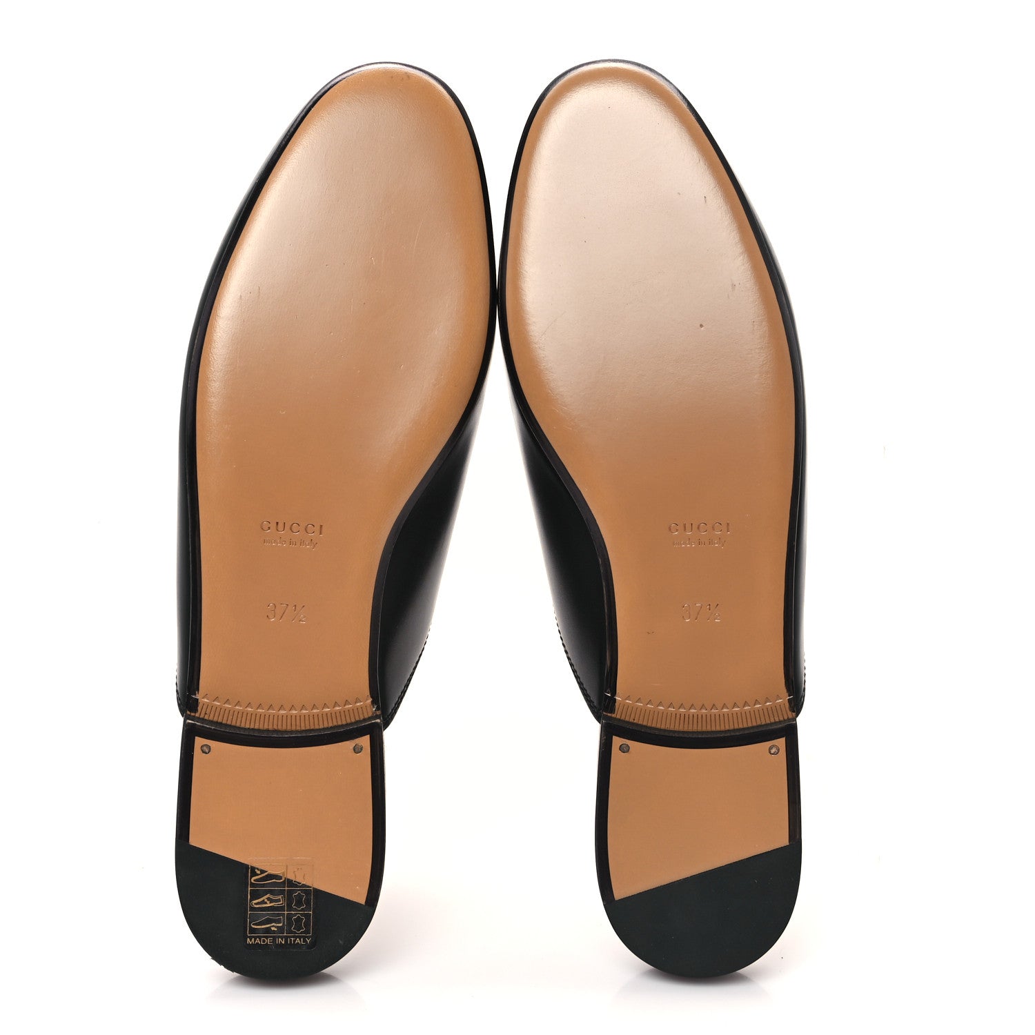 Gucci Calfskin Womens Princetown Slippers 37.5 Black 6 of 11