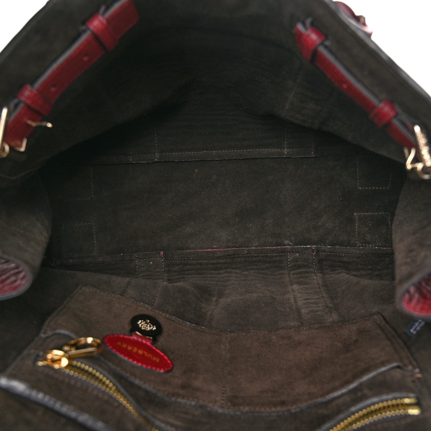 Mulberry Natural Leather Bayswater Oxblood 5 of 12