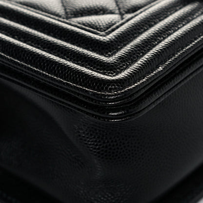 Chanel Caviar Quilted Small Boy Flap Black 9 of 13