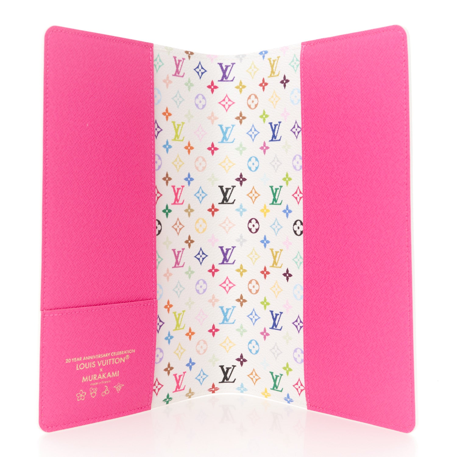 Louis Vuitton LV X TM Monogram Multicolor Emily Notebook Cover MM White 5 of 8
