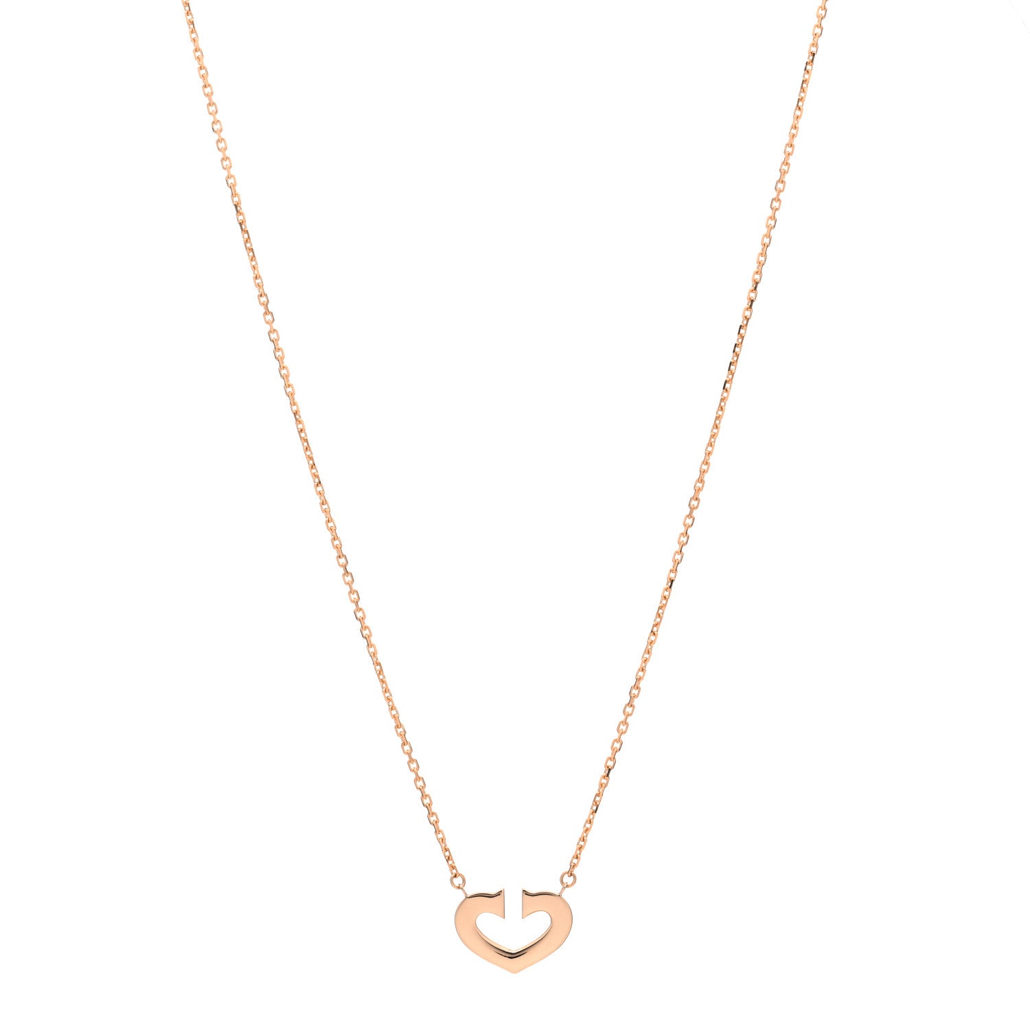 Cartier 18K Pink Gold Medium Hearts and Symbols Necklace 1 of 5