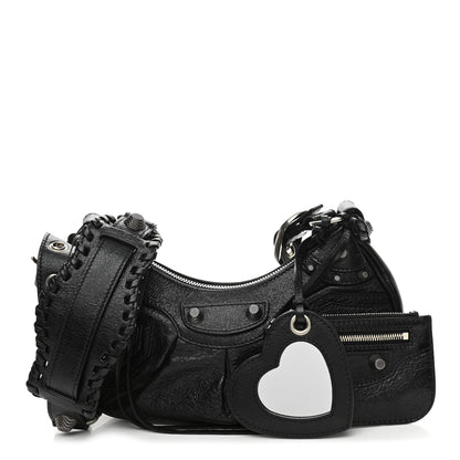 Balenciaga Agneau Arena Le Cagole Shoulder Bag XS Black 1 of 12
