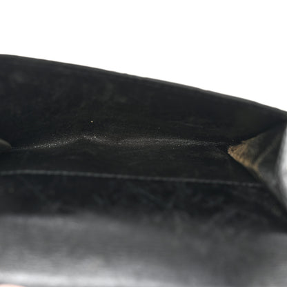 Gucci Guccissima Metal Bar French Flap Wallet Black 6 of 18